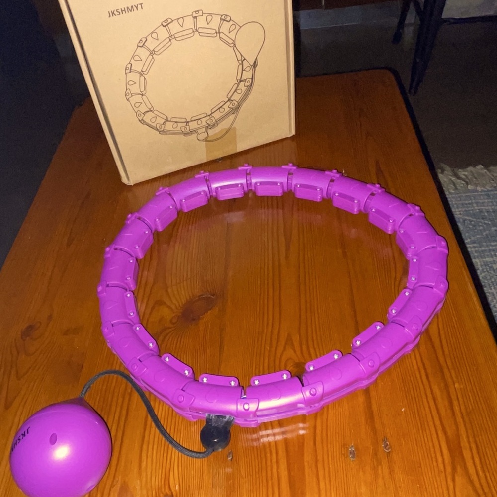 Weighted hula hoop waist trainer, brand new
